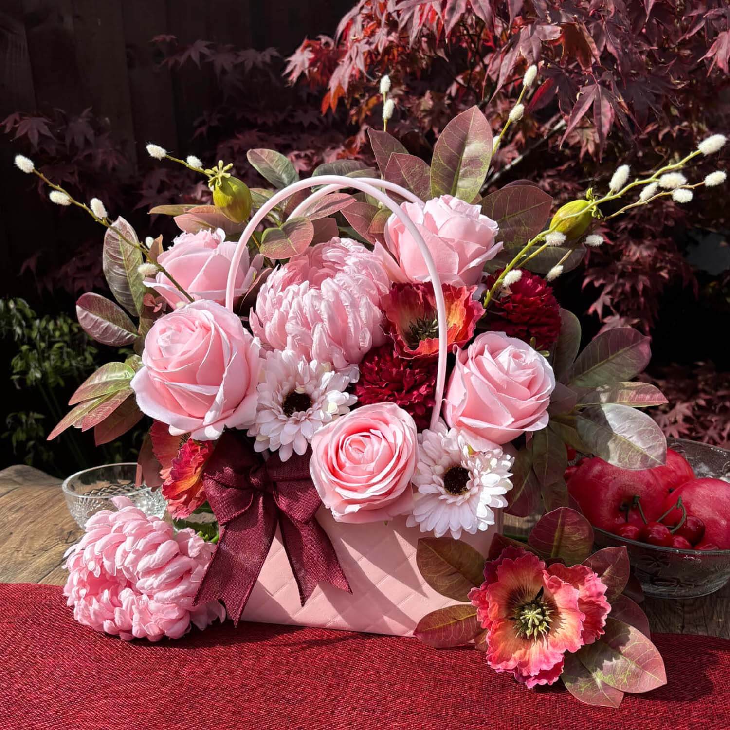 The Bloom Bag Deluxe - 48cm Large - Burgundy Blush